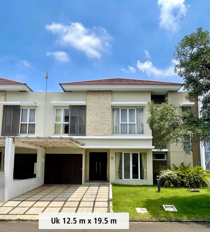 Rumah Mewah 2 lantai Type 12 di Cluster D Banyan JGC