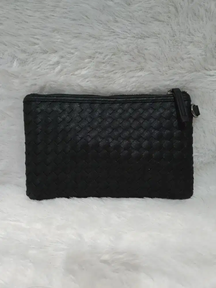 Tas tangan pria | clutch dompet pria motif kulit anyaman