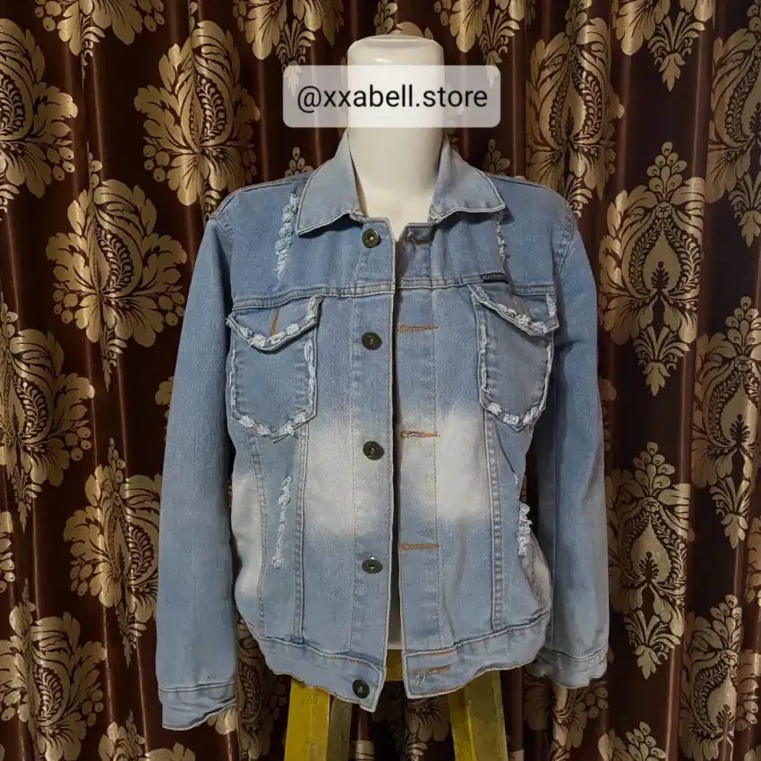 preloved baju atasan jaket jeans cewek (baca deskripsi)