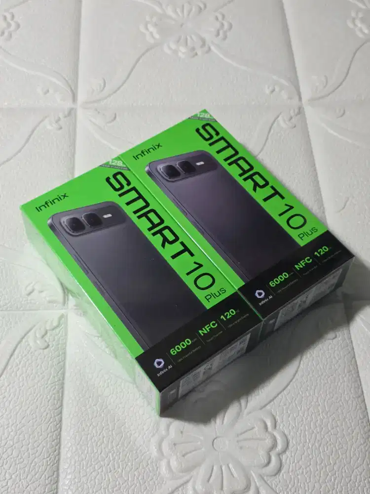 Baru Infinix Smart 10 Plus 8/128 Gb Silver