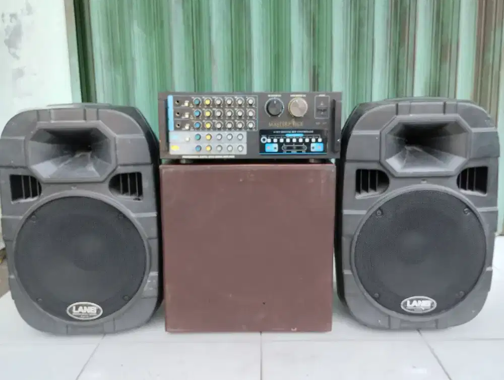 Paket karaoke Speaker 12 inch & Subwoofer