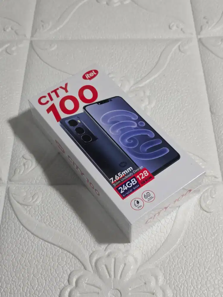 Baru iTel City 100 8/128 Gb Pure Titanium