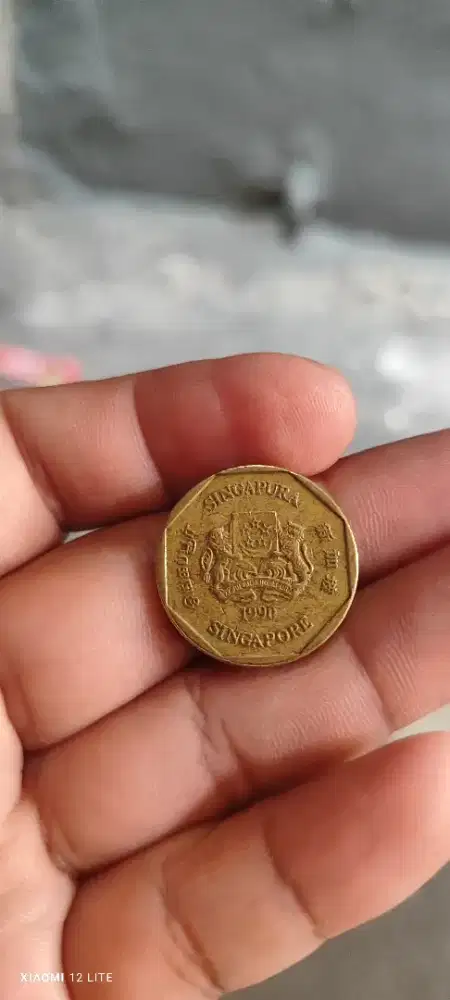 Uang koin $1 singapura