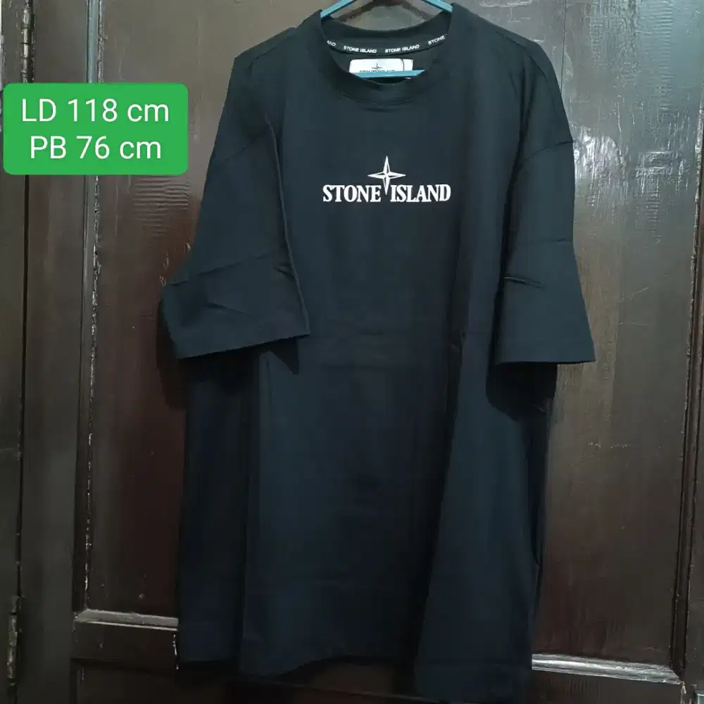 Baju kaos baju kaus pria size XL stone island