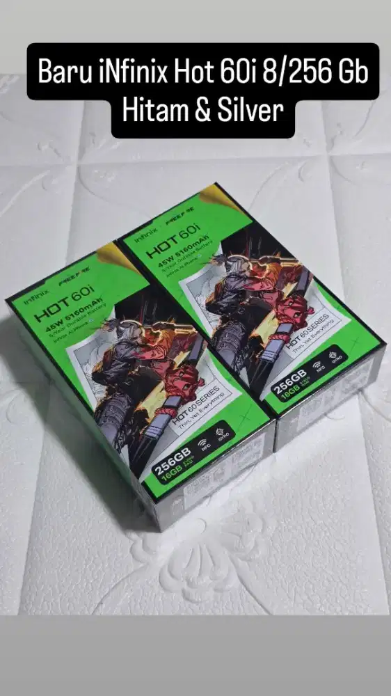 Baru iNfinix Hot 60i 8/256 Gb Silver