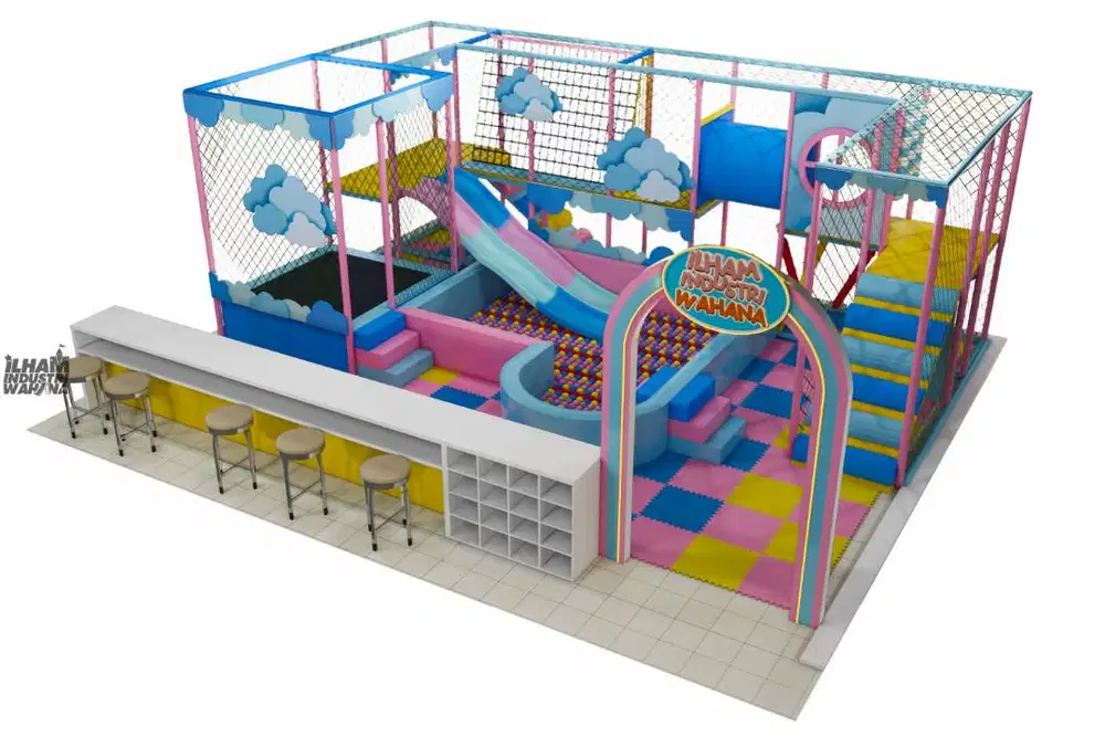 Usaha playground indoor ukuran bisa riques