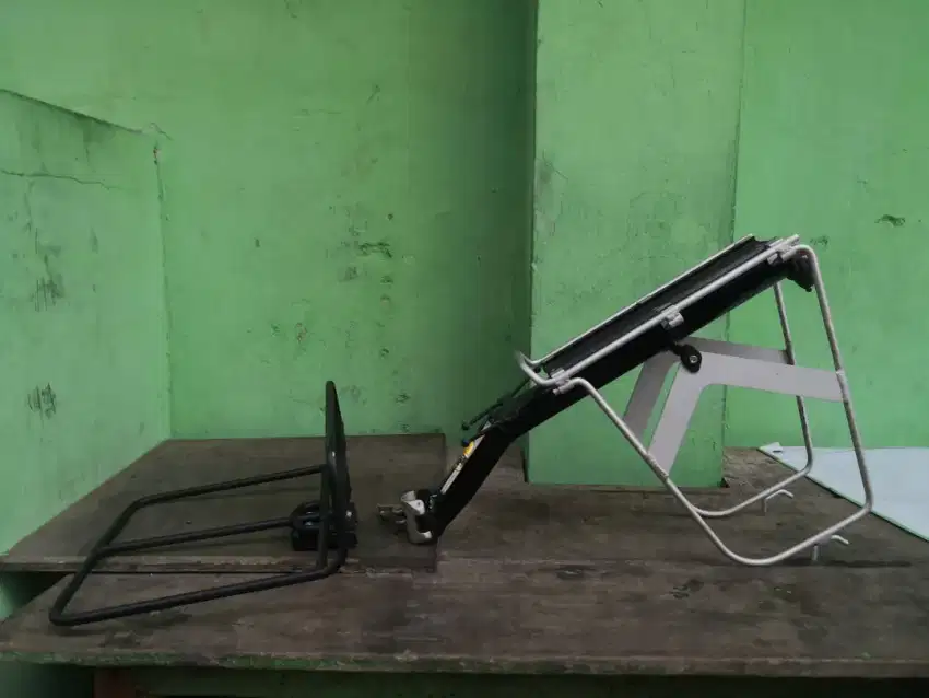 Rak panier sepeda topeak qr beam rack mtx bonus rak depan alloy