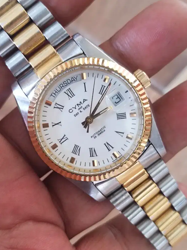 XX..TERJUAL..XX. CYMA President day date Automatic