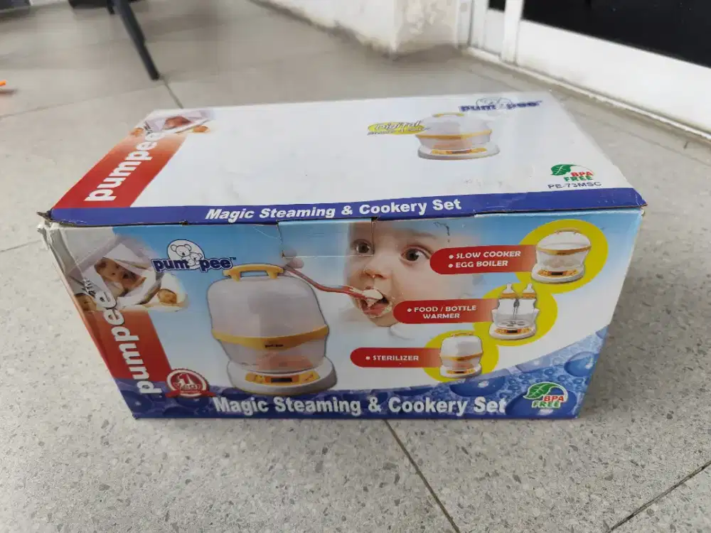 Pumpee Magic steaming & cookery set