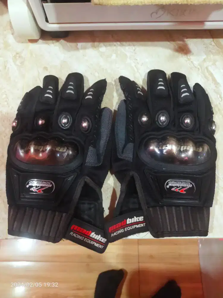 Jual sarung tangan motor besi