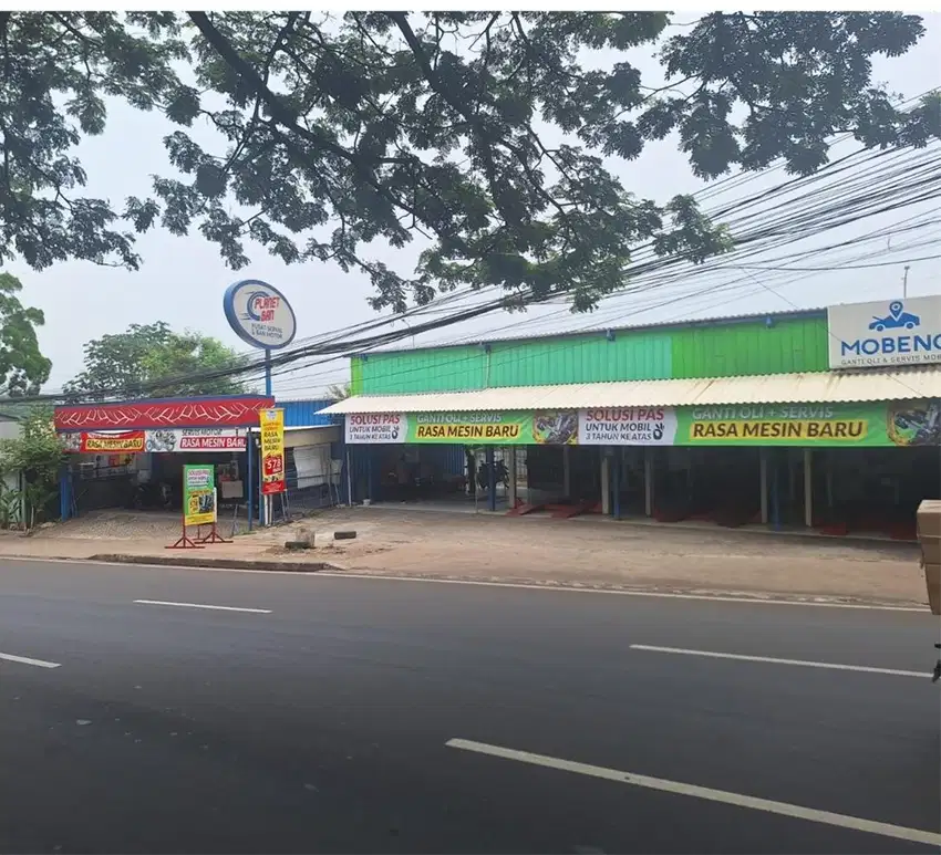 Dijual Tanah Komersil di Jalan Raya Transyogi Cibubur Cileungsi Ramai