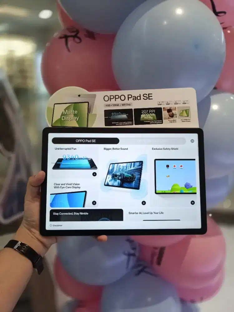 OPPO PAD SE NEW GARANSI RESMI OPPO INDONESIA