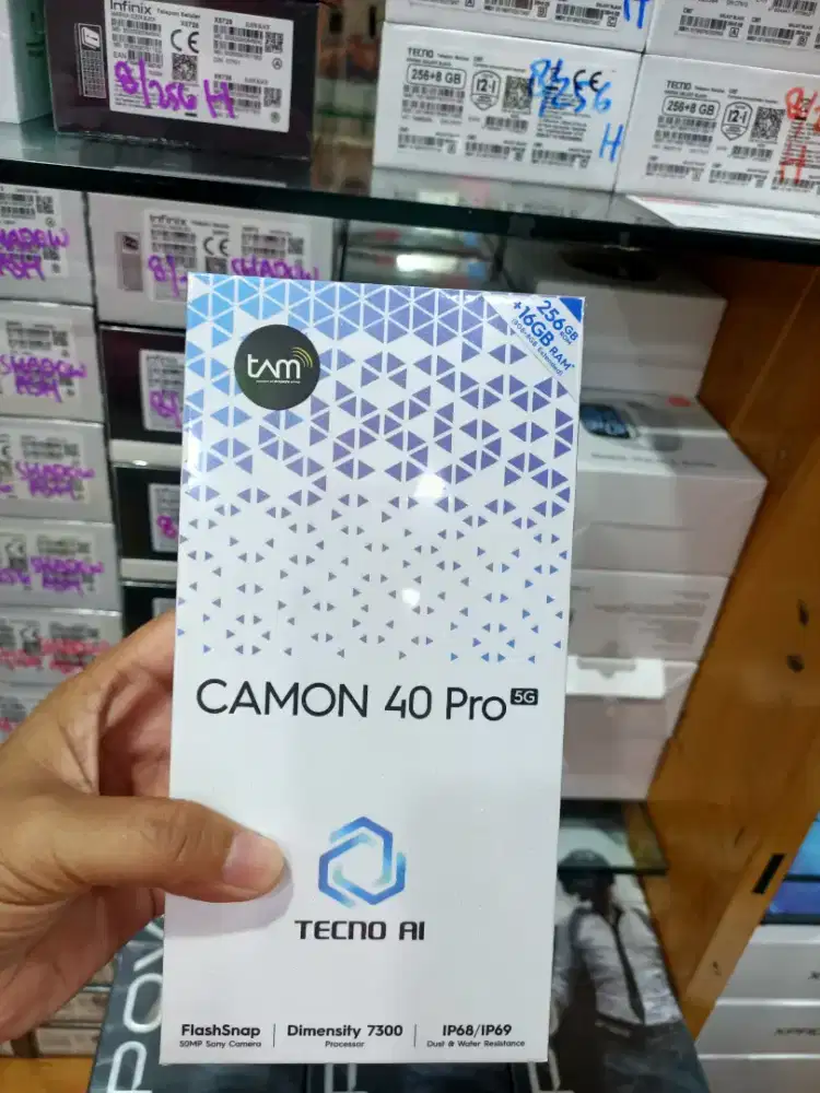 Tecno Camon 40 pro 5G 8/256 garansi resmi no repack