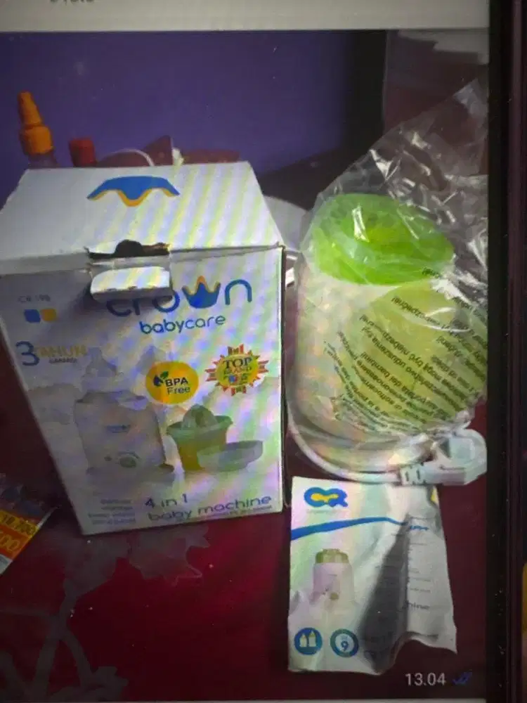 Bouncer sepatu dan steril botol