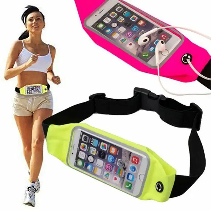 Tas running lari jogging touchscreen waterproof