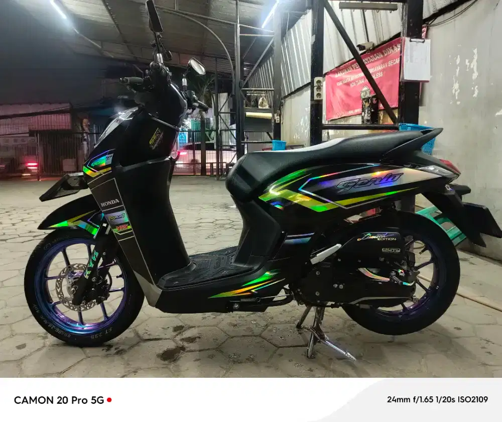 Honda Genio Tahun 2024 Hitam Mulus 70% Surat2 Lengkap Pajak Hidup !!!