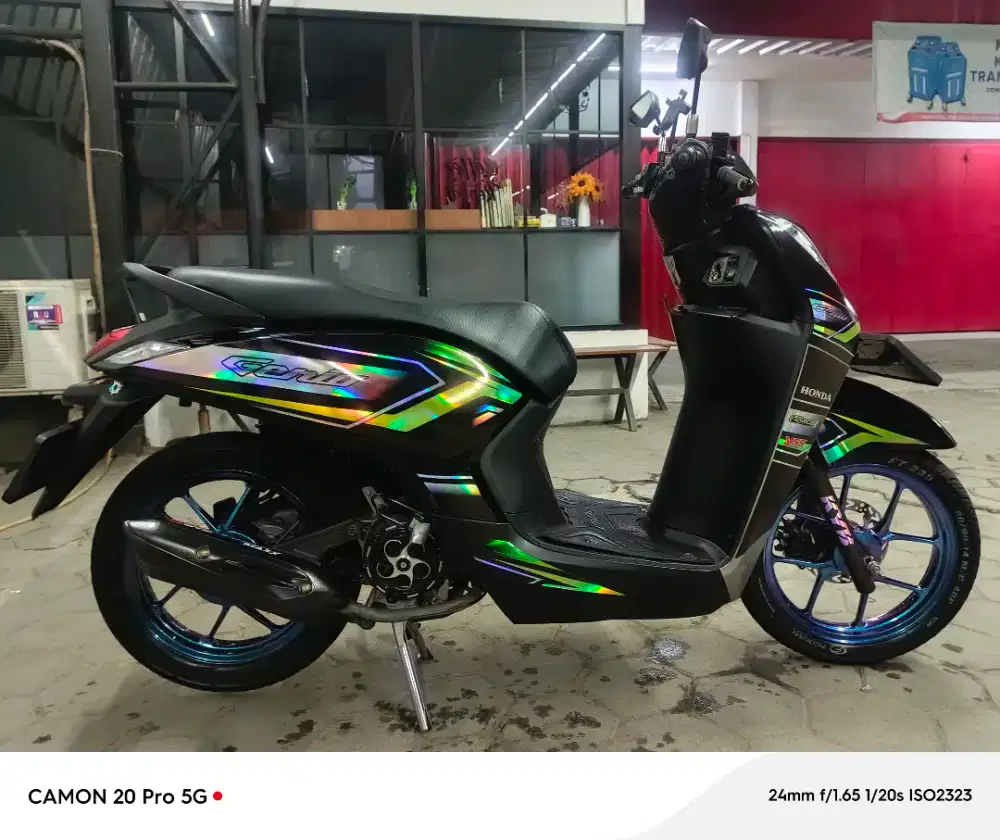 Honda Genio Tahun 2024 Warna Hitam Mulus 70% Surat Lengkap Pajak Hidup
