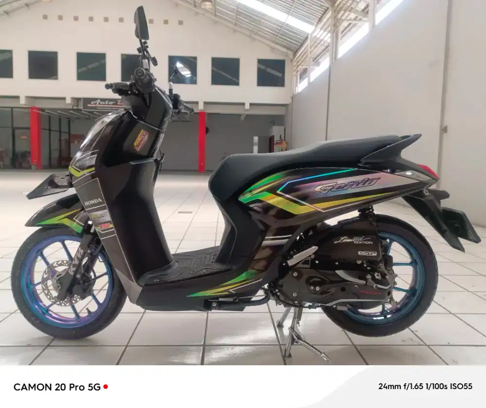 Honda Genio Tahun 2024 Warna Hitam Mulus 70% Surat Lengkap Pajak Hidup