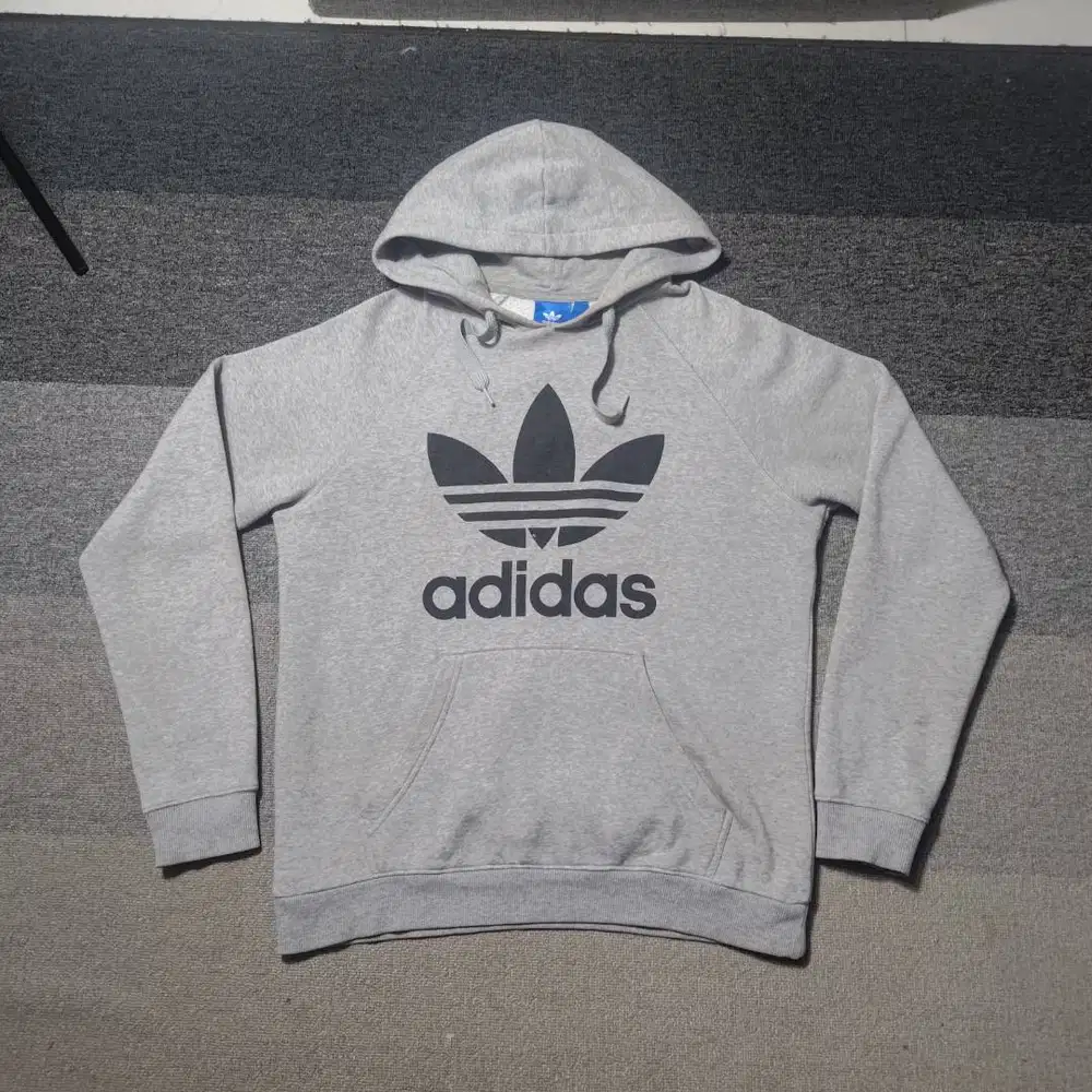 Baju Hoodie Trefoil Ad*das size L *bekas good