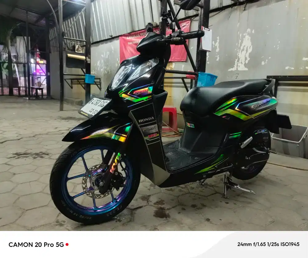 Honda Genio CBS 2024 Warna Hitam Mulus 70% Surat2 Lengkap Pajak Hidup!