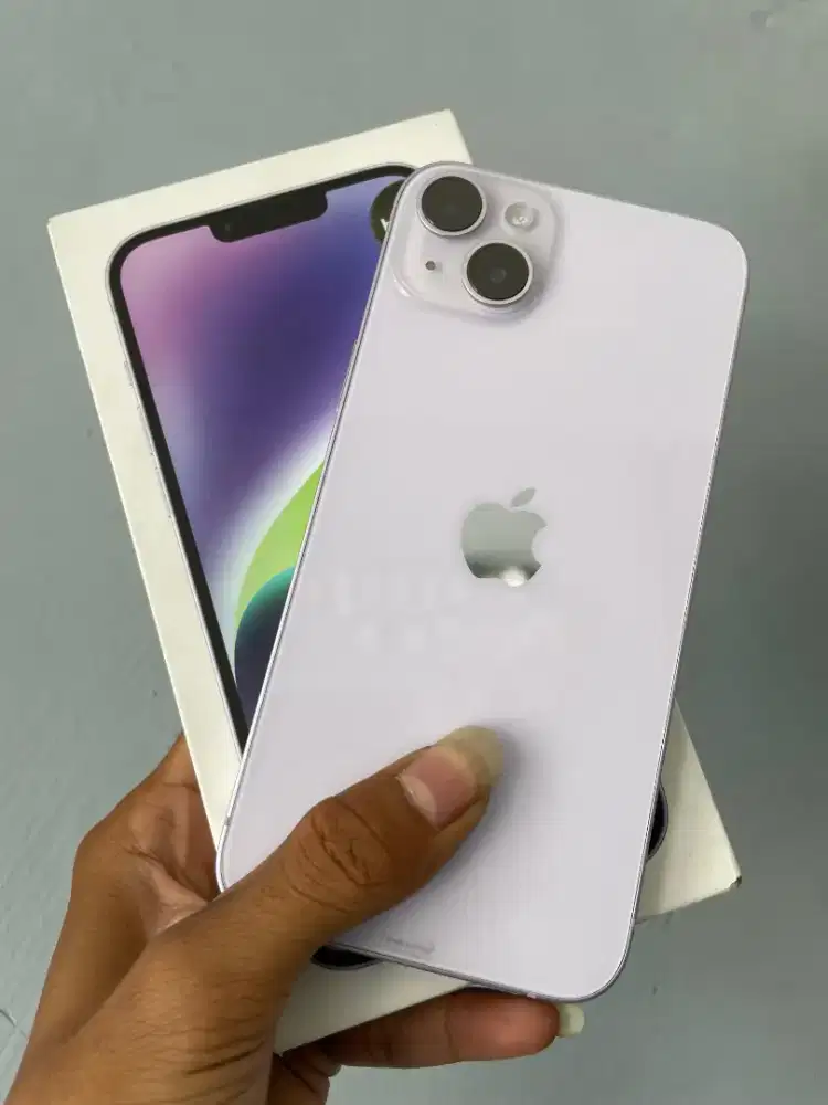 Iphone 14 Plus 128Gb warna purple garansi Ex iBox