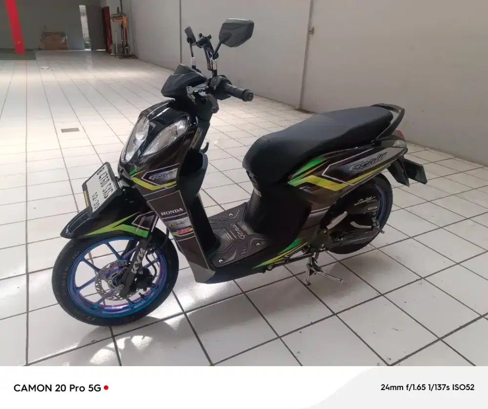 Honda Genio Tahun 2024 Warna Hitam Mulus 70% Surat Lengkap Pajak Hidup