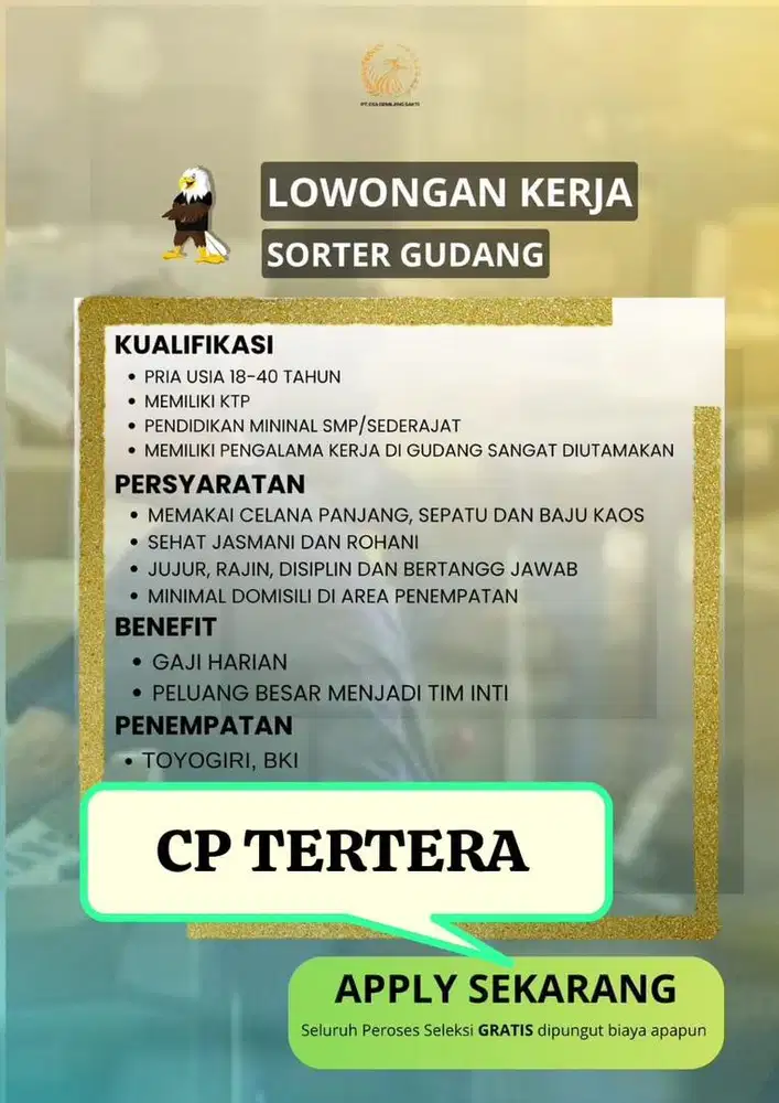 freelance pergudangan