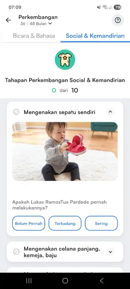 ART nginap serabutan