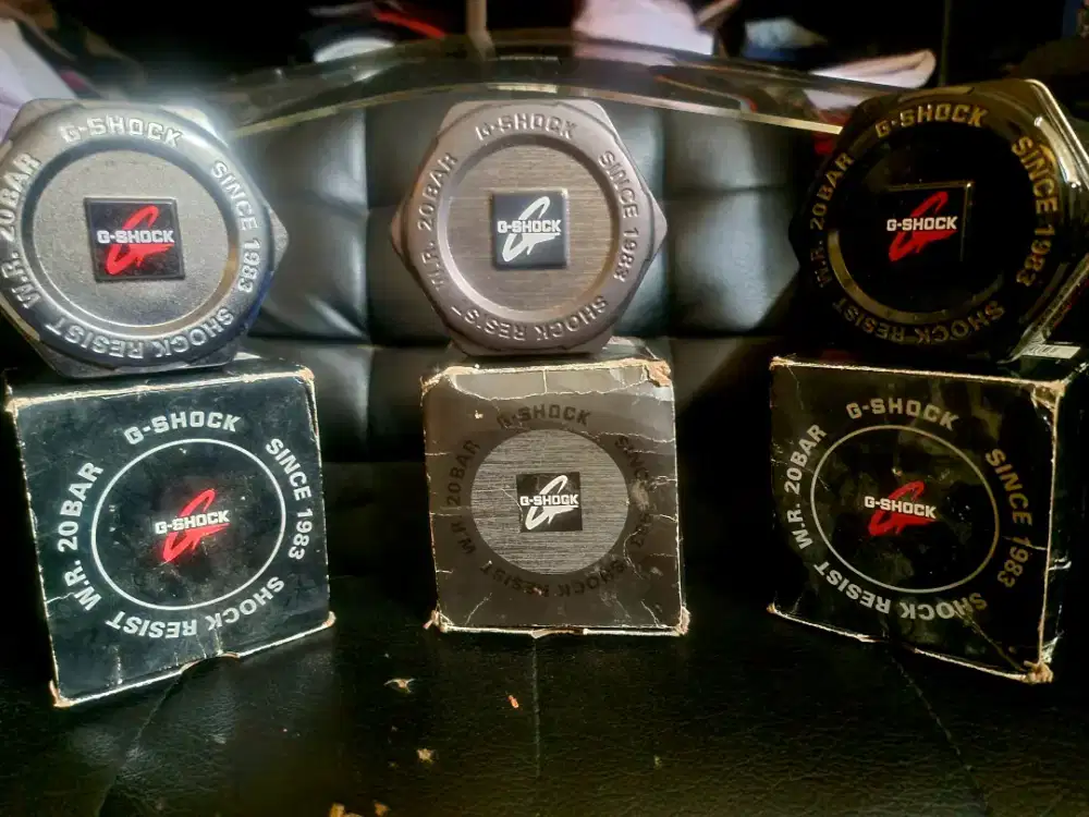 Dus/box dan kaleng Casio G-Shock ori