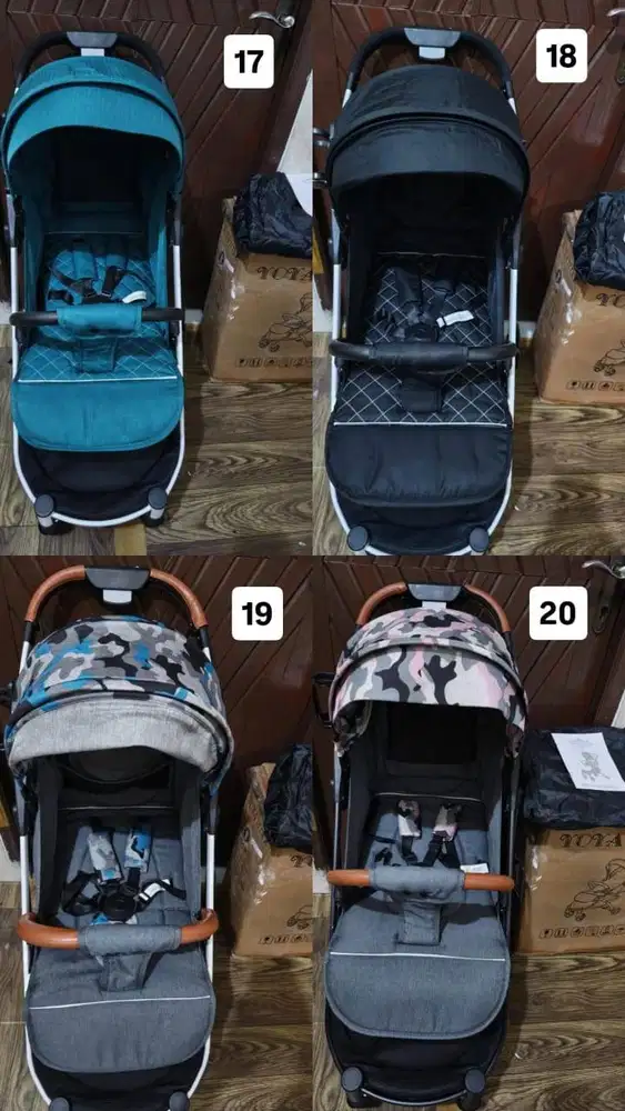 Stroller bayi baru new merk baby yoya plus 2 not bekas preloved