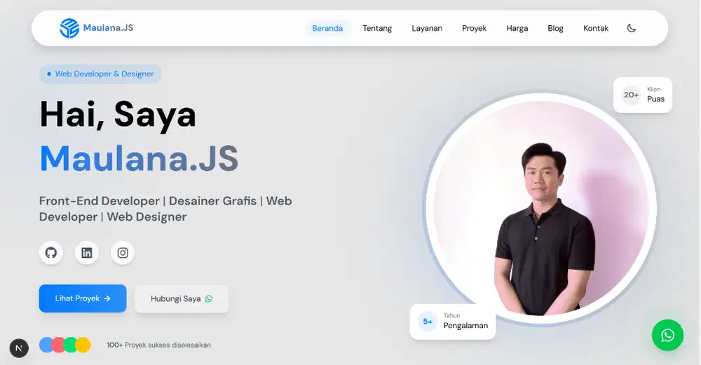 Mencari pekerjaan sebagai Full-Stack Developer atau Graphic Design