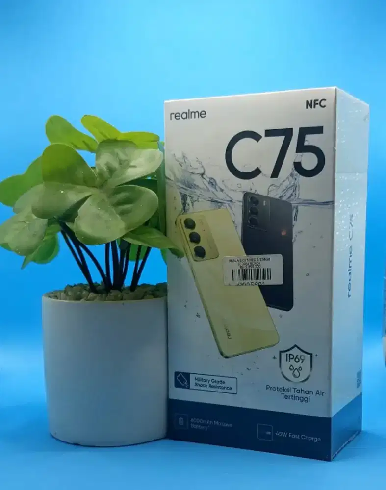 Realme c75 anti air dan debu