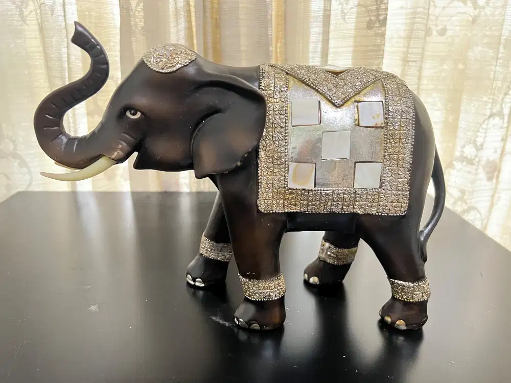 Pajangan Patung Gajah Thailand Aksesories Rumah