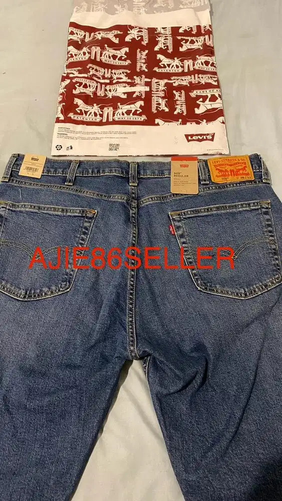 LEVI'S Jeans 505 Regular Size W36 L32 Original Levi's 100%