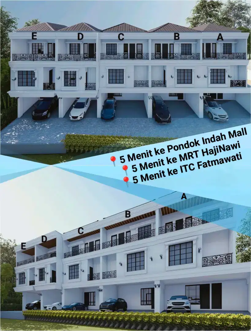 (3LT) RUMAH MURAH NEW CLUSTER HAJI NAWI JAKSEL (BY OWNER)