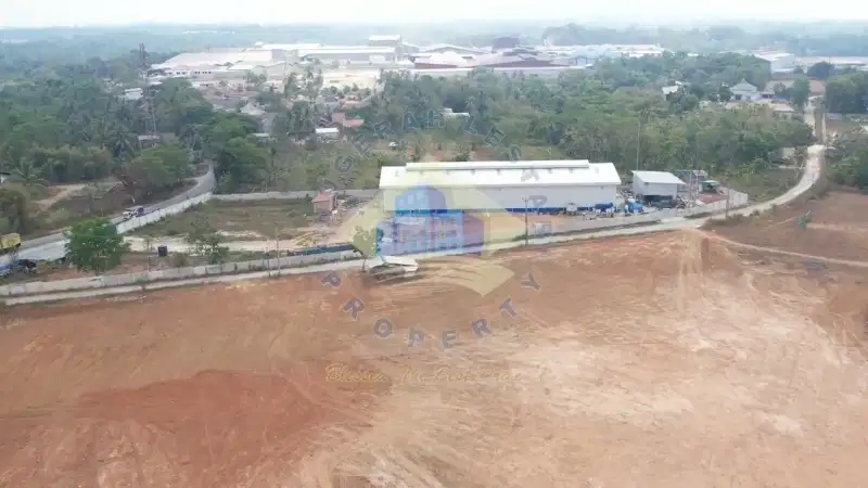 Jual Tanah Industri 2,8ha SHM di Citeras Rangkasbitung