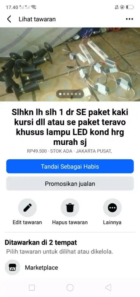 Slhkn lh slh 1 paket dr kaki kursi mewah atau sblh nya hrg murah sj