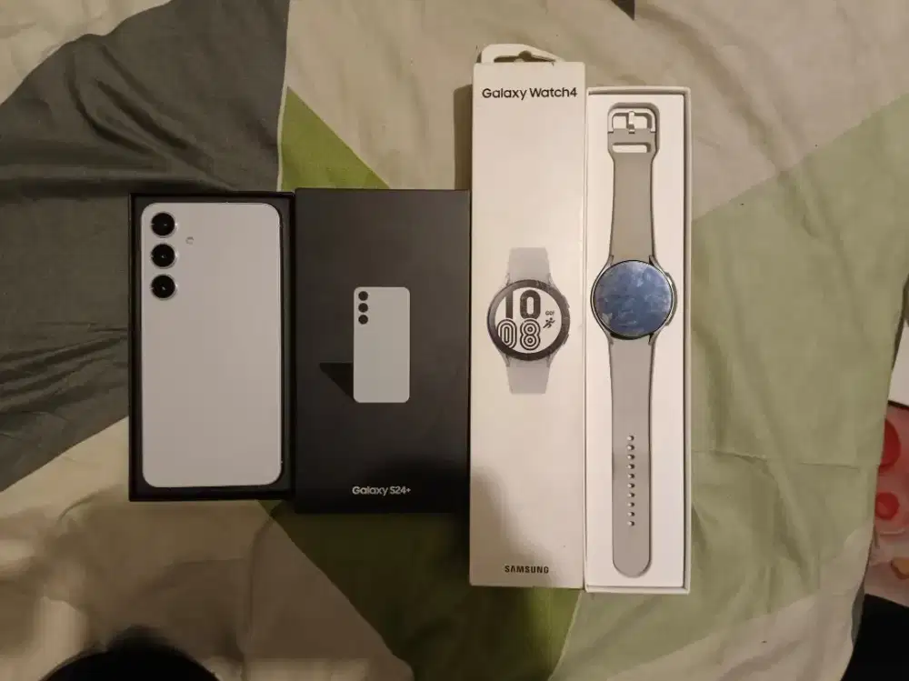 Samsung S24 plus dan samsung watch 4