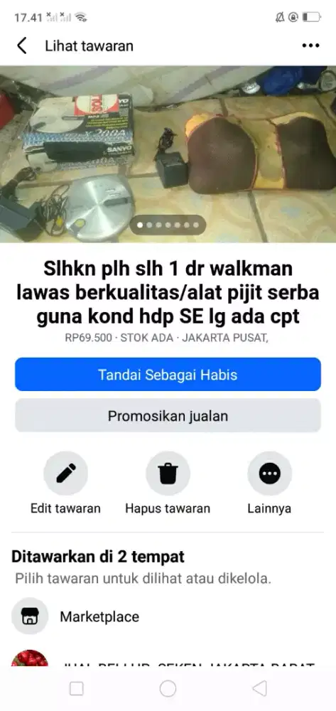 Slhkn plh slh 1 dr alat terapi pijit atau sblh nya kond hdp murah sj