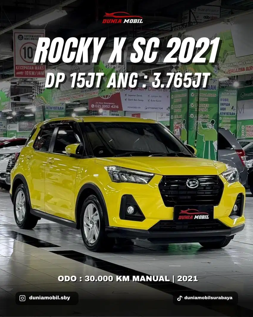 Daihatsu Rocky 2021 / 2022 X SC Low KM Tgn Ke1 Cari Tukar Tambah Agya