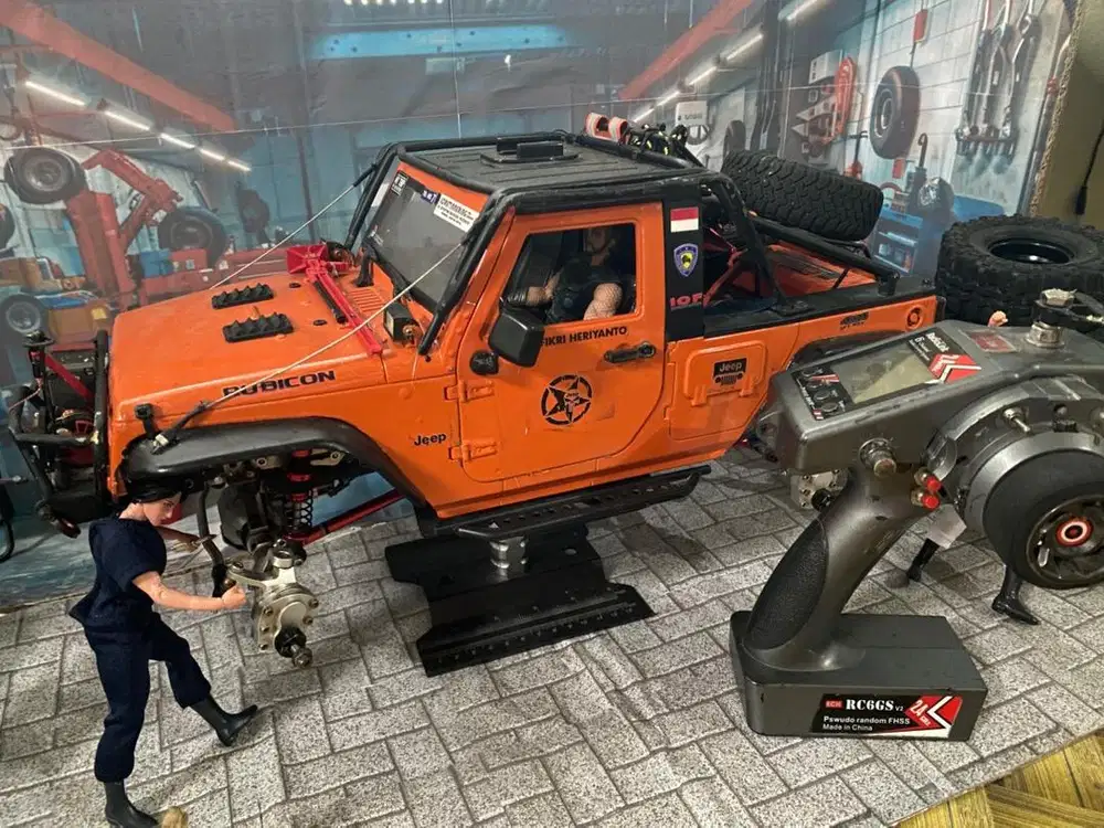 RC Adventure 1/10 Rubicon siap tempur