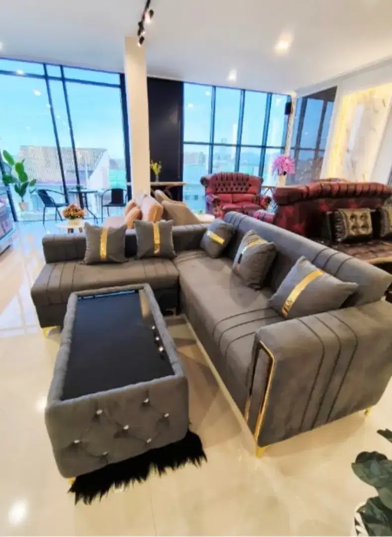 Sofa sudut L ruby listgold