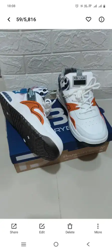 Sneakers putih sz 41