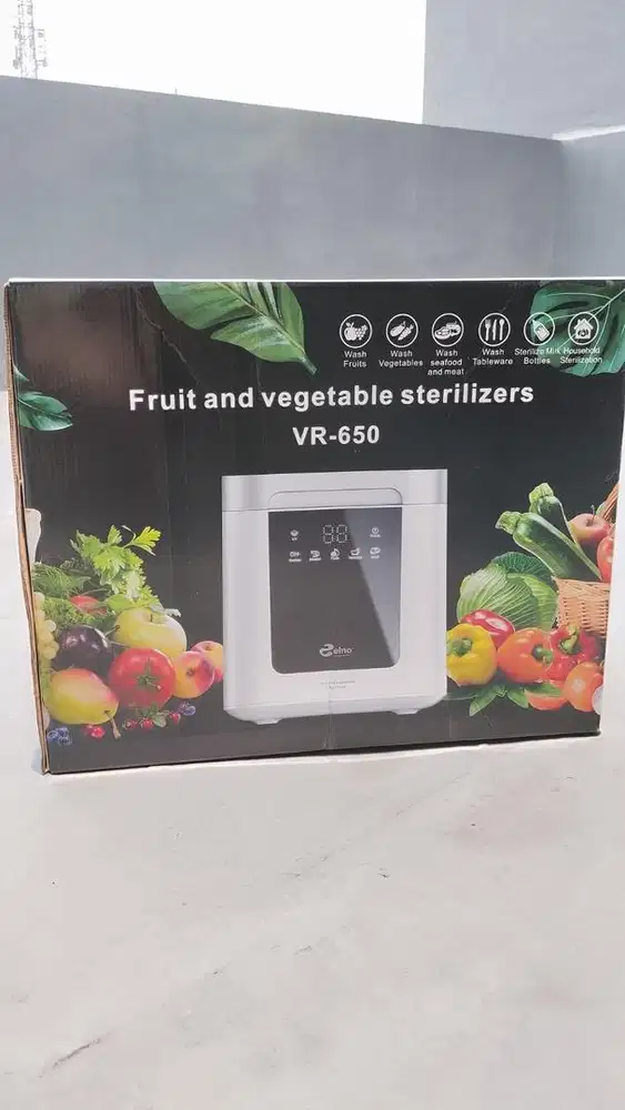 Elno sterilizer fruit meat and vegetable alat purifikasi makanan