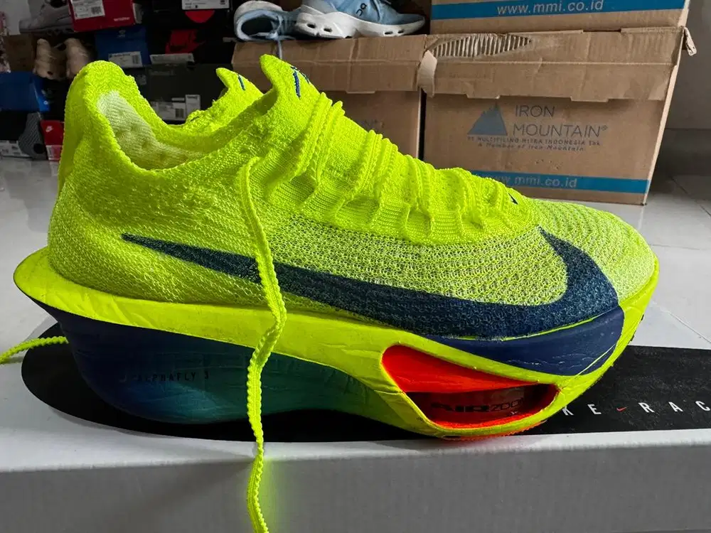 WTS Sepatu Nike Alphafly 3 Green Volt