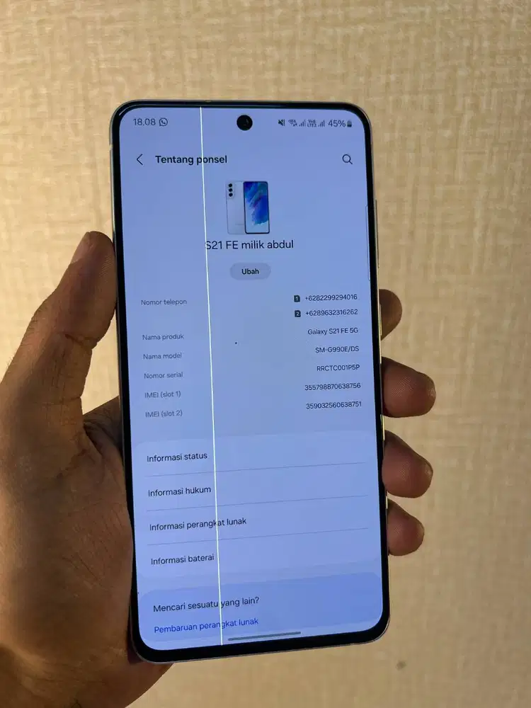 Samsung s21 fe 256 sein resmi