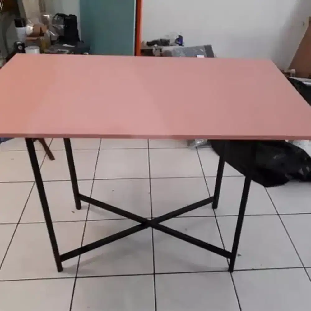 Meja lipat portable ukuran 120*60*75