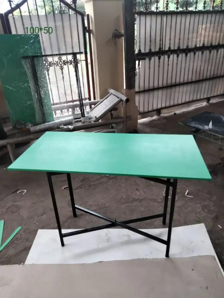 Meja lipat ukuran 100*40*75