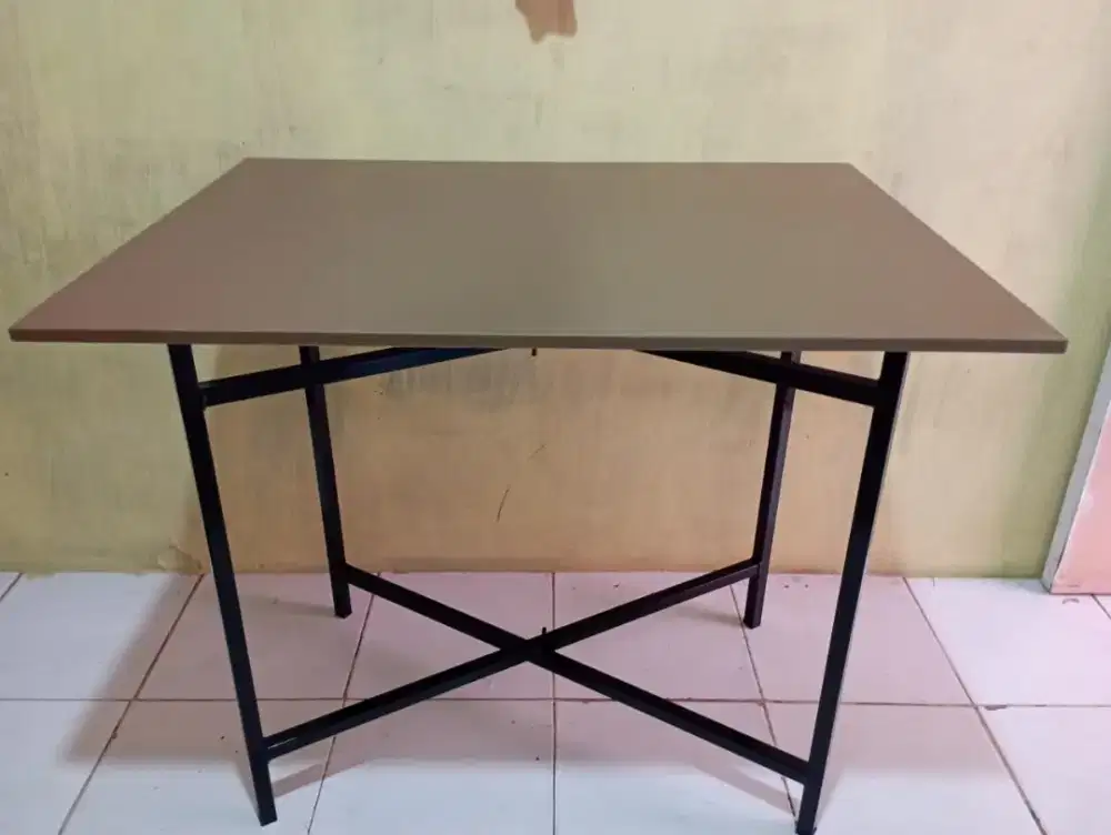 Meja lipat ukuran 80*60*75