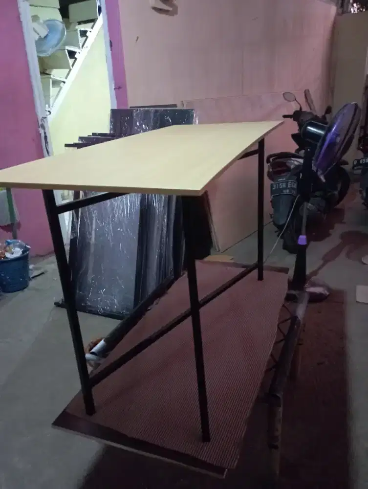 Meja lipat sedang ukuran 120*40*75